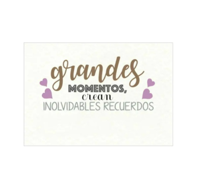 Tarjetas precortadas boda "grandes recuerdos" - AX374.02.1anha