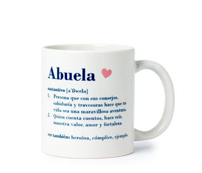 Taza cerámica Abuela definición - AG5.1